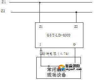 模塊與具有常閉無源觸點(diǎn)的現(xiàn)場設(shè)備連接方法