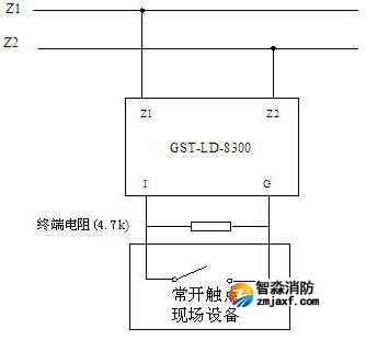 模塊與具有常開無源觸點(diǎn)的現(xiàn)場設(shè)備連接方法