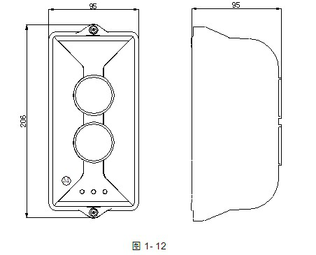 海灣JTY-HM-GST102線型光束探測(cè)器示意圖